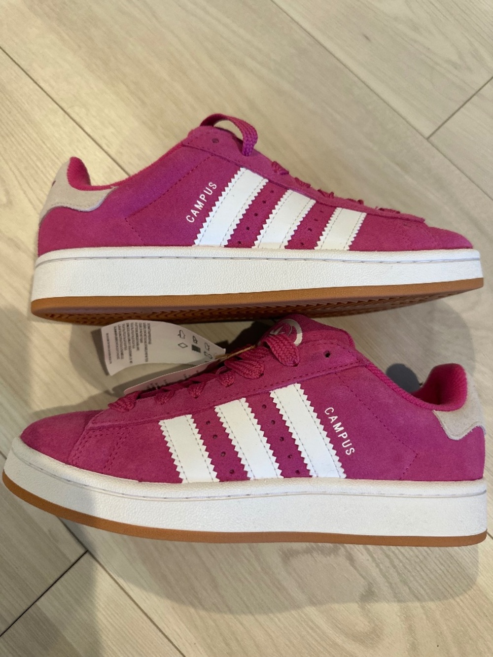 Adidas campus IG9156 size 6 kids pink new athletic sneakers